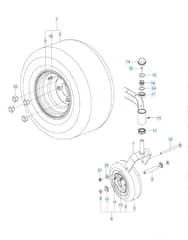 Husqvarna Ez4824K - Wheels & Tyres