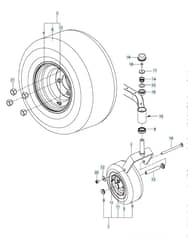 Husqvarna Ez 24T - Wheels & Tyres