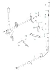 Husqvarna Ez 4824 - Brake / Rear Mower Lift