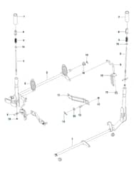 Husqvarna Ezc4824 - Brake / Rear Mower Lift