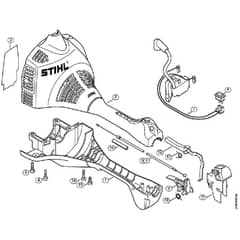 Genuine Stihl FC55 / F - Motor housing