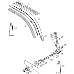 Genuine Stihl FC70 C-E Z / M - Drive tube assembly, Gear head (50.2014)