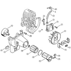 Genuine Stihl FC72 / C - Ignition system, Clutch