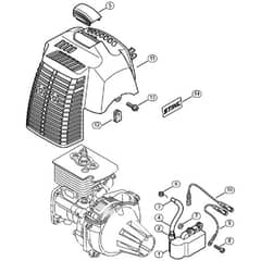 Genuine Stihl FC73 / D - Ignition system, Shroud