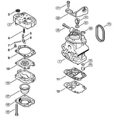 Genuine Stihl FC73 / H - Carburetor