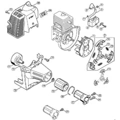 Genuine Stihl FC85 / C - Ignition system, Clutch