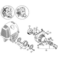 Genuine Stihl FC95 Z / F - Clutch, Fan housing