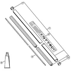 Genuine Stihl FC95 Z / M - Drive tube assembly FC 95