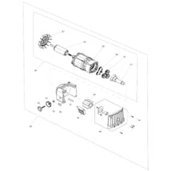 Makita FH2500 - Electric Shredder - Power Tool 02 Diagram
