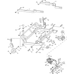 Flail Mower EL Complete Park 2+4WD - 2012-2024 - 13-3902-11 - Stiga Front Mower Lawn rake Diagram