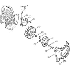 Genuine Stihl FR125 SEA / G - FR 125: Ignition system, Clutch