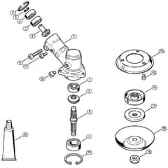 Genuine Stihl FR145 SEA / T - Gear head FR 145