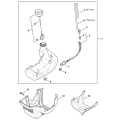 Stihl FR235.0 - Fuel Tank - Parts Diagram
