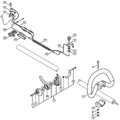 Genuine Stihl FR3900 L / F - Loop handle, Throttle cable