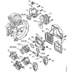 Genuine Stihl FR460 TC-E / F - Spacer flange, Air filter