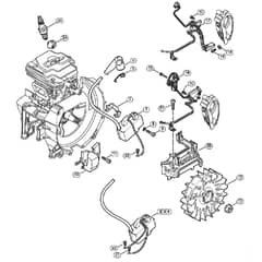 Genuine Stihl FR460 TC-E / K - Ignition system