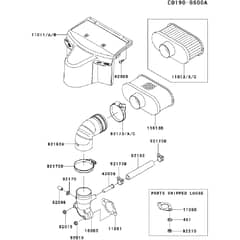 Countax Fr691V As19 Bs19 Cs19 - 09 Air Filter Muffler