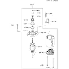 Countax Fr691V As19 Bs19 Cs19 - 13 Starter For Fr691Vb71622