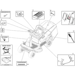 Freedom 28e - 2022 - 2T0250483/M22 - Mountfield Ride On Mower Electrics Diagram