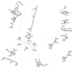 Freedom 28e - 2022 - 2T0250483/M22 - Mountfield Ride On Mower Steering Diagram