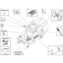 Freedom 28e - 2022 - 2T0250483/M22W - Mountfield Ride On Mower Electrics Diagram