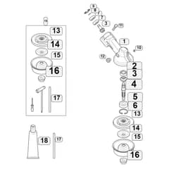 Genuine Stihl FS-KM-4180 / B - Gear head