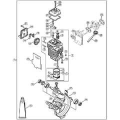 Genuine Stihl FS100 R / V - Engine Ø 40 mm
