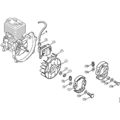 Genuine Stihl FS108 / C - Ignition System, Clutch