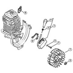 Genuine Stihl FS111 R / D - Ignition System