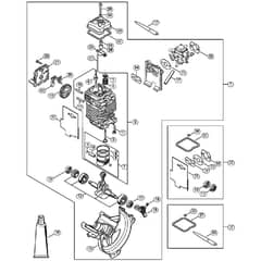 Genuine Stihl FS131 R / A - Engine Ø 43 mm