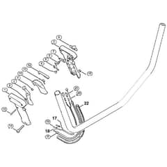 Genuine Stihl FS160 / K - Control Handle (20.2002)
