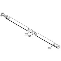 Genuine Stihl FS200 - 4109 / G - Drive tube assembly, Support tube, Handlebar  X 12 817 754 (24.85)