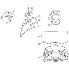 Genuine Stihl FS200 - 4109 / J - Deflector