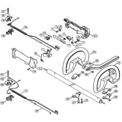 Genuine Stihl FS200 R / U - Control handle