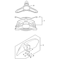 Genuine Stihl FS220 / Transport guard, Shredder deflector