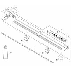 Stihl FS235.0 - Drive Tube Assembly - Parts Diagram
