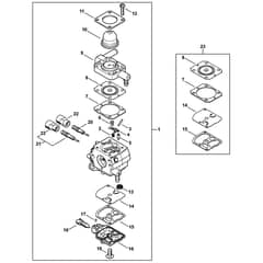 Stihl FS235.0 R - Carburetor 4151-02 - Parts Diagram