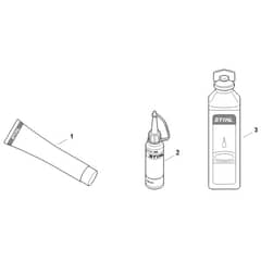 Stihl FS235 - Auxiliary And Operating Materials - Parts Diagram