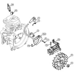 Genuine Stihl FS240 R / H - Ignition system