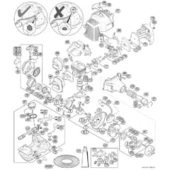 Genuine Stihl FS24 C-E / A - Engine from serial number 517063950