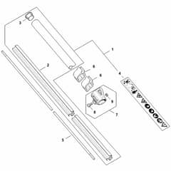 Stihl FS250.0 - Drive Tube Assembly - Parts Diagram