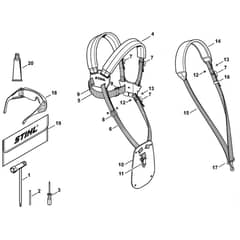 Stihl FS25-4 - Tools, Extras - Parts Diagram
