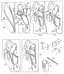 Genuine Stihl FS260 C-E / V - Tools, Full harness