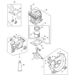 Stihl FS261.0 C-E Z - Crankcase, Cylinder - Parts Diagram