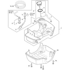 Stihl FS261.0 C-E Z - Fuel Tank - Parts Diagram