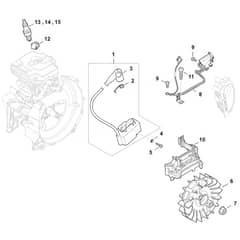 Stihl FS261.0 C-E Z - Ignition System - Parts Diagram