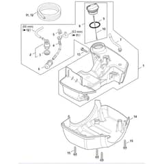 Stihl FS261 C-E - Fuel Tank - Parts Diagram