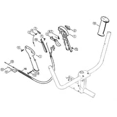 Genuine Stihl FS290 / J - Control handle