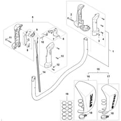 Stihl FS361.0 C-EM - Handlebar, Control Handle - Parts Diagram