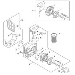 Stihl FS361.0 C-EM - Rewind Starter - Parts Diagram